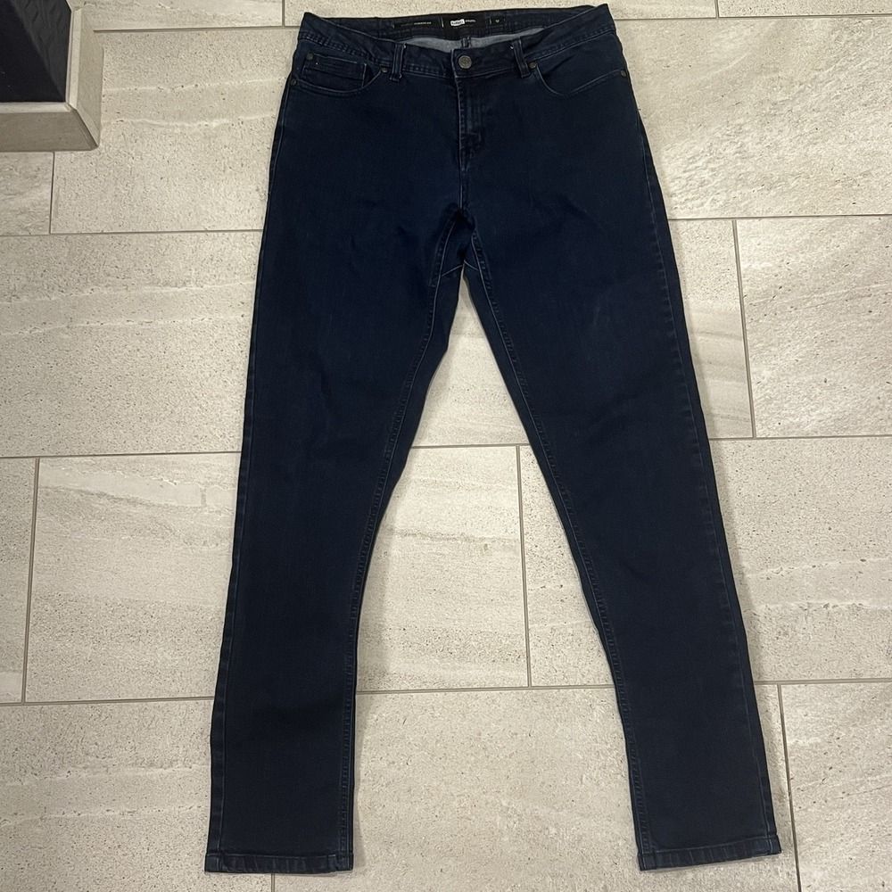 Barbell Apparel Jeans Athletic Fit Straight Leg Mens 36x32 Dark Wash Made In USA
